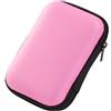 KONTONTY Borsa Organizer Multiuso Per Auricolari e Cavi Di Ricarica Custodia Eva Per Viaggi e Attività All Aperto Rosa