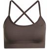adidas Donna Workout Essentials Knit Light Support Bra, Aurora Coffee, XL