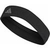 adidas Unisex - Adulto Tennis Headband Hairband, black/iron met., M-L