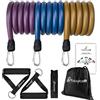 ProsourceFit Resistance Bands Set Exercise Guide Full-Body Exercises and Home Workouts