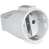 Silver Electronics 9261 Spina Femmina con Protezione, Bianco
