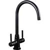 Bristan Monza Easyfit Mono Miscelatore Lavello Nero (MZ SNK EF BLK)