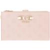 GUESS portafoglio Anise SLG Double Zip Organizer Light Rose Logo rosa