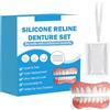 Generico Set di protesi in silicone per protesi parziali - Kit di protesi domestiche fai-da-te facile, morbido e confortevole per adulti (1 set)