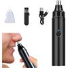 Doukesh Tagliapeli Naso e Orecchie,Ricaricabile USB Rasoio,Tagliapeli per Naso,Rasoio Orecchie Naso,Tagliacapelli per il Naso,Nose Hair Trimmer,Adatto a Uomini e Donne,Regali Creativi