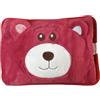 Generico Borsa Acqua Calda Elettrica Ricaricabile con tasca scalda mani riscalda mani piedi (Orso Rosso)
