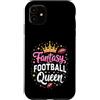Flo Design Fantasy Football Outfits Custodia per iPhone 11 Fantasy Football Queen Women Fantasy Football Funny Women