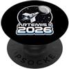Solar System Corner Artemis II Lancio sulla Luna 2026 PopSockets PopGrip Adesivo