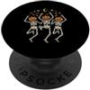 Funny Spooky Season Halloween Party Appa Scheletri danzanti teste di zucca festa di Halloween PopSockets PopGrip Adesivo