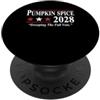 Autumn Coffee Satire Ballot Humor Pumpkin Spice 2028 Elezioni Parodia divertente design autunnale PopSockets PopGrip Adesivo