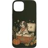 Pointer Dog Bond Custodia per iPhone 15 Plus Raffreddatore autunnale vintage Fall Dog Pumpkin