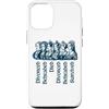 Utopia Sport England Shop Custodia per iPhone 12/12 Pro Destini delle sei mogli di Enrico VIII Navy Print