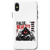 Wholesome Sketch Co Custodia per iPhone X/XS Errore di simulazione della falsa realtà Cyber Glitch Arte distopica