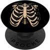 DKittensLovers Gabbia toracica per gatti neri, per Halloween, amanti dei gatti, mamma, papà, scheletro PopSockets PopGrip Adesivo