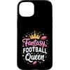 Flo Design Fantasy Football Outfits Custodia per iPhone 15 Plus Fantasy Football Queen Women Fantasy Football Funny Women