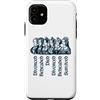 Utopia Sport England Shop Custodia per iPhone 11 Destini delle sei mogli di Enrico VIII Navy Print