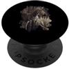 PM-Artistic La zebra fotorealistica nella sua natura selvaggia PopSockets PopGrip Adesivo