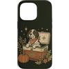 Pointer Dog Bond Custodia per iPhone 14 Pro Max Raffreddatore autunnale vintage Fall Dog Pumpkin