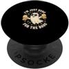 Funny Spooky Season Halloween Party Appa Sono qui solo per la festa di Halloween di Boos Ghost Beer PopSockets PopGrip Adesivo