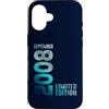 Birth Since September 2008 Retro Vintage Custodia per iPhone 16 Settembre 2008 Anno 2008 Compleanno Edizione Limitata
