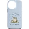 I Will Succeed Custodia per iPhone 13 Pro Divertente citazione rana meditazione umorismo sarcastico