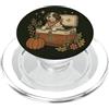 Pointer Dog Bond Raffreddatore autunnale vintage Fall Dog Pumpkin PopSockets PopGrip per MagSafe