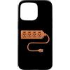 Geeky Chic Costumes Custodia per iPhone 15 Pro Max Electrical Outlet Plug and Socket Couples Halloween Costume