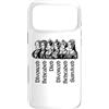 Utopia Sport England Shop Custodia per iPhone 17 Pro Max Destini delle sei mogli di Enrico VIII Stampa nera
