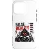 Wholesome Sketch Co Custodia per iPhone 16 Pro Errore di simulazione della falsa realtà Cyber Glitch Arte distopica
