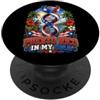 Puerto Rican Cultural Humor by NLTS Puerto Rico nel mio DNA Boricua Heritage Flag PopSockets PopGrip Adesivo