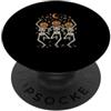 Funny Spooky Season Halloween Party Appa Scheletri Testa Zucca Danza Halloween Spettrale PopSockets PopGrip Adesivo