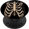 DKittensLovers Gabbia toracica per gatti neri, Halloween, amanti dei gatti, mamma, papà, scheletro PopSockets PopGrip Adesivo