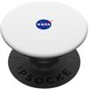 Nasa Testo Spaced della NASA con logo delle polpette PopSockets PopGrip Adesivo