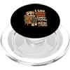 Funny Halloween Humor Tees Teschio divertente Mi piacciono gli spettacoli di omicidio e forse 3 persone horror PopSockets PopGrip per MagSafe