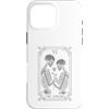 Tarot Card The Lovers Skeleton Goth Hall Custodia per iPhone 16 Pro Max The Lovers Tarocchi Scheletro Gotico Luna Strega Teschio