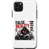 Wholesome Sketch Co Custodia per iPhone 11 Pro Max Errore di simulazione della falsa realtà Cyber Glitch Arte distopica