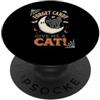 Funny Spooky Season Halloween Party Appa Dimentica le caramelle Dammi un gatto Moon Ghost Halloween PopSockets PopGrip Adesivo