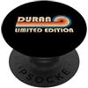 Retro Name Vault DURAN Retro 70s 80s Sunset Stripe PopSockets PopGrip Adesivo