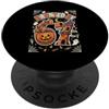 Funny Spooky Season Halloween Party Appa Meme divertente con i numeri di Halloween di Sixty Seven Haunted By Sixty Seven PopSockets PopGrip Adesivo