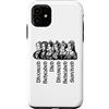 Utopia Sport England Shop Custodia per iPhone 11 Destini delle sei mogli di Enrico VIII Stampa nera