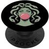 Feminist Medusa Head Women and Men Tees Medusa Bubblegum Snake Hair Lady Mitologia Greca Dea PopSockets PopGrip Adesivo