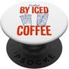 Caffè Freddo Latte Freddo Cold Brew Caff Fueled By Iced Coffee Estate PopSockets PopGrip Adesivo