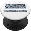 Support U.S.A. Bandiera USA mimetica blu PopSockets PopGrip Adesivo