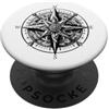 Il capitano ha bisogno di un volante e d Capitano della rosa dei venti sulla barca con volante PopSockets PopGrip Adesivo