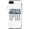 Utopia Sport England Shop Custodia per iPhone SE (2020) / 7/8 Destini delle sei mogli di Enrico VIII Navy Print