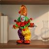 Bambola Pagliaccio in Ceramica Costume Dettagliato Decorazione per la Casa