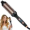 Unipampa Spazzola Termica per Capelli 38mm, Thermal Brush in Ceramica, Spazzola Rotonda, Spazzola Arricciacapelli, 5 Temperature 130-210 ℃, Display LED, Spazzola Riscaldata per Volume, Ricci Morbidi