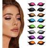 JIAOY Lazy Eye Shadow cerotto per ciglia, ombretto e ciglia, adesivo 2 in 1, riutilizzabile, con ciglia finte e ombre, adesivo per il trucco (8)