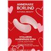 ANNEMARIE BÖRLIND Cura degli occhi e delle labbra ialuronico rosa Love Edition (6 x 2 pezzi) - Eye Patches, cuscinetti per gli occhi contro occhiaie, rughe e linee, con acido ialuronico, ideale come