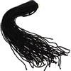 MAGICLULU Extension per Chioma Dreadlock in Fibra ad Alta Temperatura Colore Nero, Aspetto Realistico e Facile da Usare, Stile Hip-hop per Halloween e Shopping